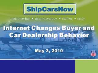 Internet Changes Buyer and Car Dealership Behavior