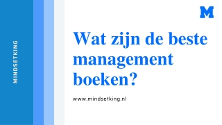 Wat zijn de beste management boeken