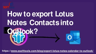 how to export lotus notes contacts into outlook
