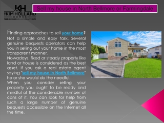 Sell My House In North Bellmore