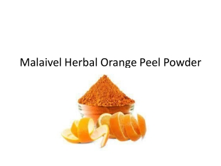 Orange Peel Powder