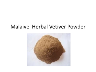 Vetiver Powder