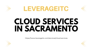 leverageitc cloud services sacramento