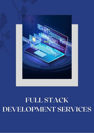 Full stack development services