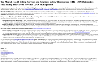 Mental Health Billing Services in New Hemisphere (1)