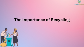 The Many Different Benefits of Recycling