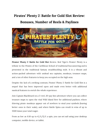 Pirates’ Plenty 2_ Battle for Gold Slot Review_ Bonuses, Number of Reels & Paylines_compressed