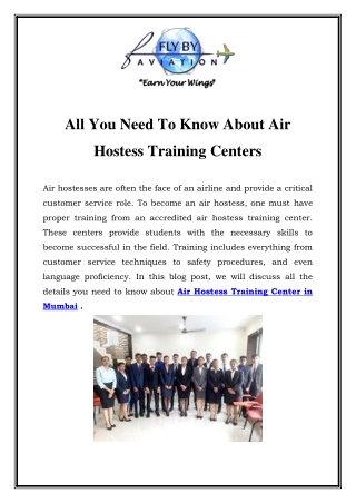 Air Hostess Training Center in Mumbai Call- 917710087776