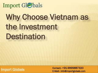 Why Choose Vietnam as the Investment Destination