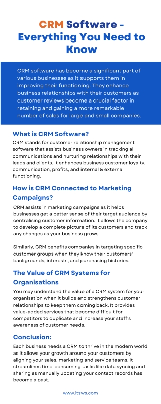 CRM Software - Everything You Need to Know