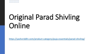 Original Parad Shivling Online