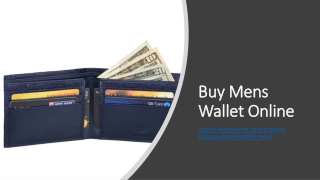 Buy Mens Wallet Online