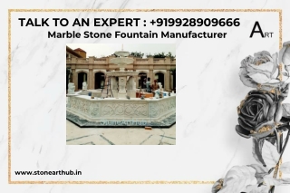 Marble Stone Fountain Manufacturer - Call Now 9928909666