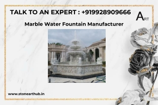 Marble Water Fountain Manufacturer - Call Now 9928909666