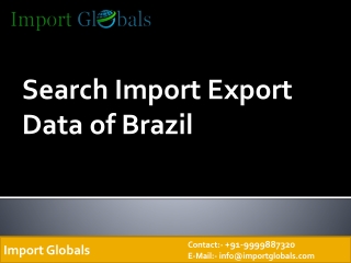 Search Import Export Data of Brazil