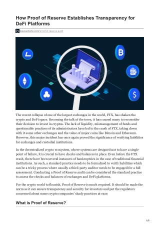 leewayhertz.com-How Proof of Reserve Establishes Transparency for DeFi Platforms (1)