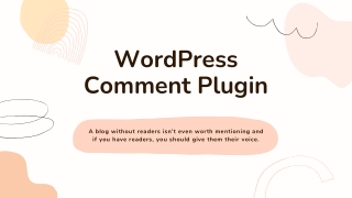 WordPress Comment Plugin