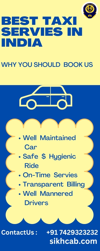 Delhi to Chandigarh Taxi Service
