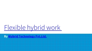 flexible hybrid work 