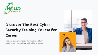Discover The Best Cyber Security Training Course for Career