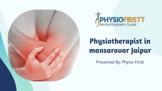Treatment Of Physiotherapy In Mansarovar Jaipur