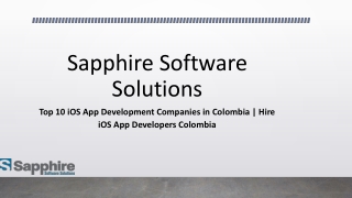 Top 10 iOS App Development Companies in Colombia  Hire iOS App Developers Colombia