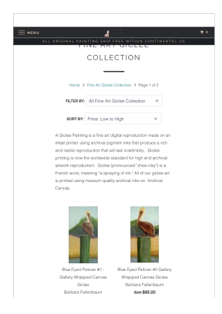 Fine Art Giclee Collection