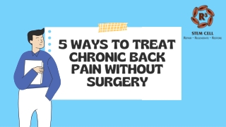 Dr David Greene Arizona Shares 5 Ways to Treat Chronic Back Pain Without Surgery