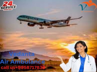 Medilift Air Ambulance Service in Ahmadabad with DM Doctor