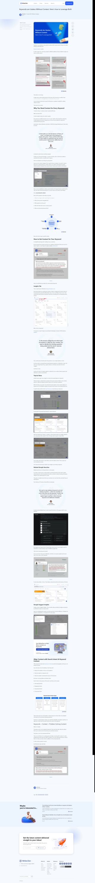 WriterZen - Keywords are Useless Without Context. Here’s how to Leverage Both
