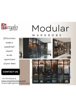 Modular Wardrobe in Faridabad | Best Wardrobe | Regalokitchens