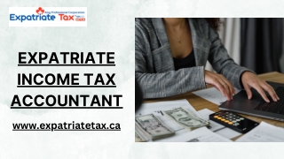Expatriate Income Tax Accountant - Expatriate Tax