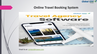 Online Travel Booking System