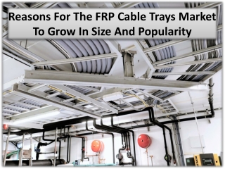 Important advantages of using a cable tray system