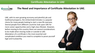 Complete Information about Certificate Attestation in UAE.