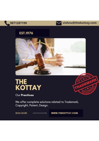 Advocate for trademark in Noida | The Kottay