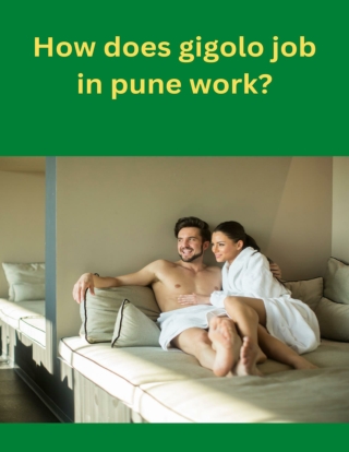 How does gigolo job in pune work