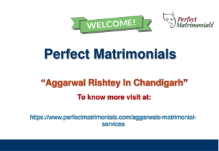 Aggarwal Rishtey In Chandigarh