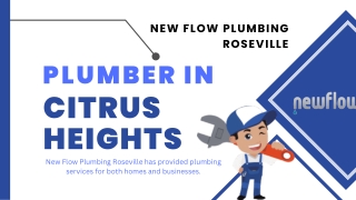 Hire The Best Plumber Services In Citrus Heights - New Flow Plumbing Roseville
