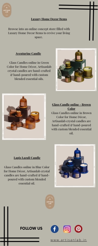 Luxury Home Decor Items