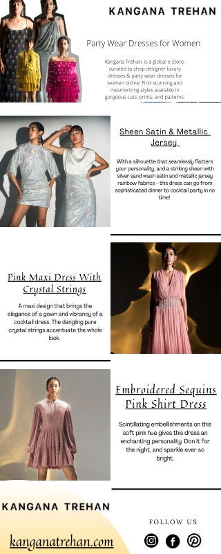 Party Wear Dresses for Women