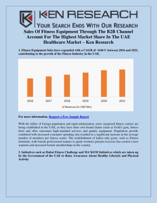 UAE Fitness Equipment Market Revenue - Ken Research