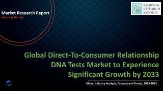 Direct-To-Consumer Relationship DNA Tests Market is Expected to Gain Popularity Across the Globe by 2023-2033