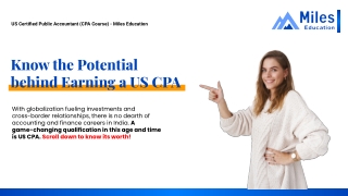 Know the Potential behind Earning a US CPA