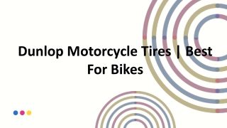 Dunlop Motorcycle Tires