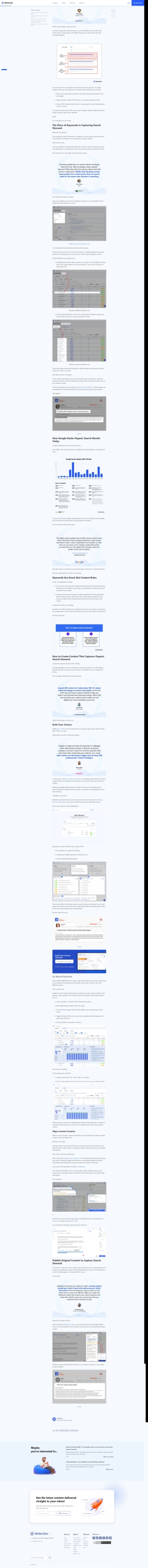 WriterZen - Capturing Organic Search Demand_ A Content Manager’s How