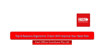 Top 8 Reasons Ergonomic Chairs Will Improve Your Back Pain