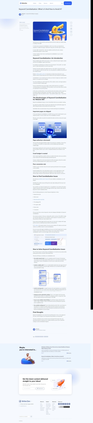 WriterZen - Keyword Cannibalization_ What Is It And How to Avoid It