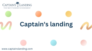 Captain's landing