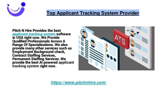 Top Applicant Tracking System Provider